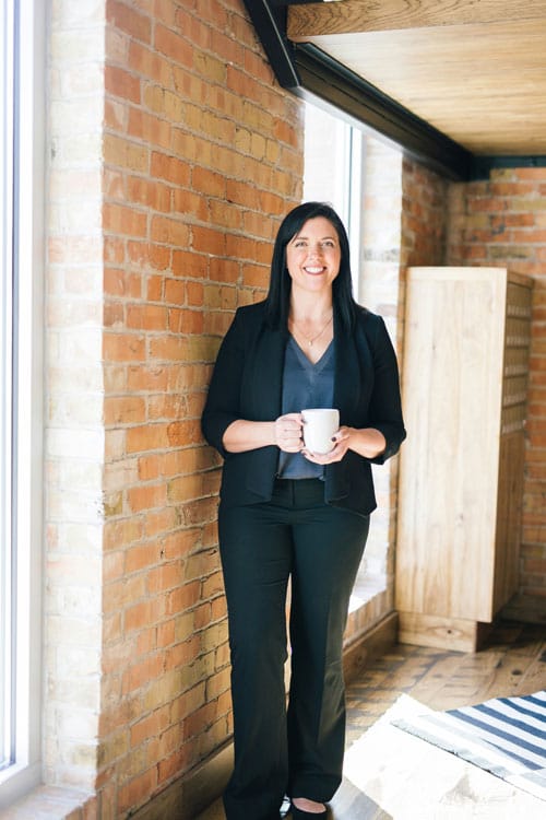 White women therapist explores video marketing
