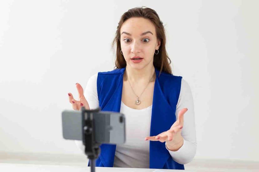 A therapist filming a video session, highlighting common video marketing mistakes for private practices.